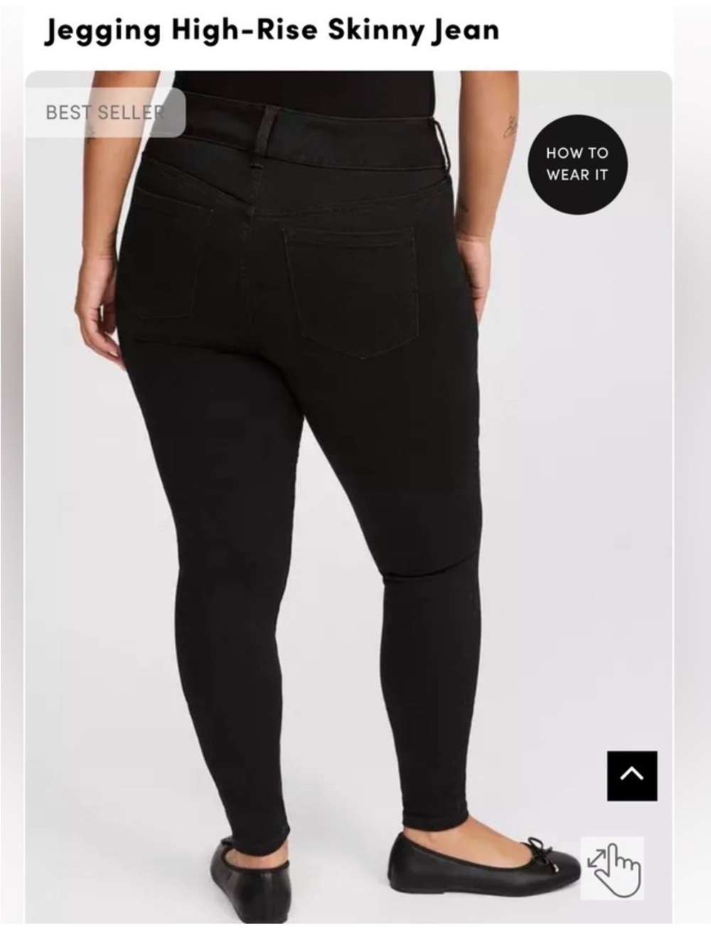 torrid Black Women's Skinny Jeans - Picture 4 of 6